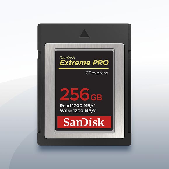 SanDisk CFexpress Typ B 256GB mieten – Versand deutschlandweit ab 14 €/Tag