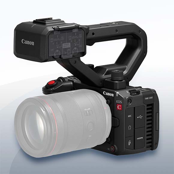 Canon EOS C50 Cinema Kamera + XLR Handgriff mieten – ab 49,50 €/Tag – 5