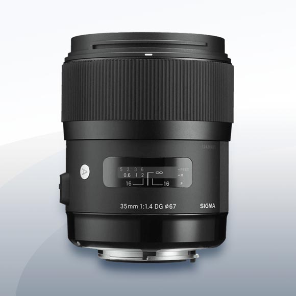 Sigma 35mm F1.4 DG HSM Art für Canon mieten – Versand deutschlandweit ab 15,50 €/Tag