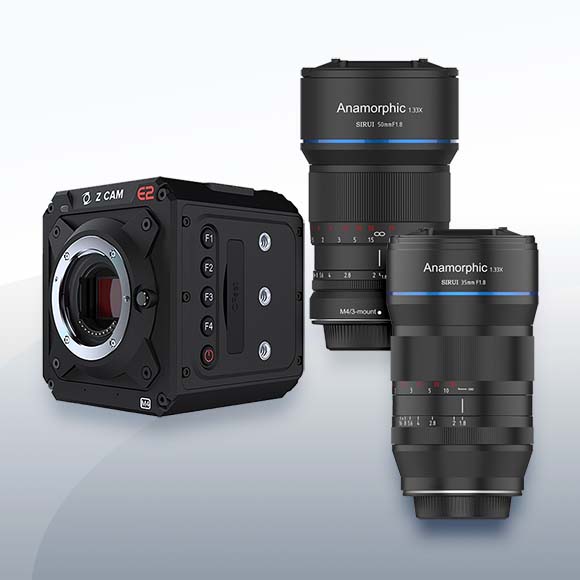 Z-Cam E2-M4 + Sirui Anamorphic Objektiv Set (MFT) mieten – ab 52 €/Tag