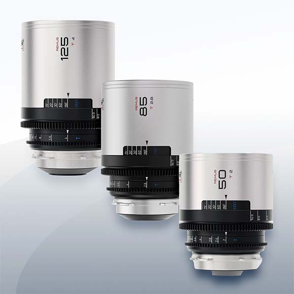 Blazar Remus 1.5x Anamorphic 50/85/125mm B-Set Silver-Flare (PL-Mount) mieten