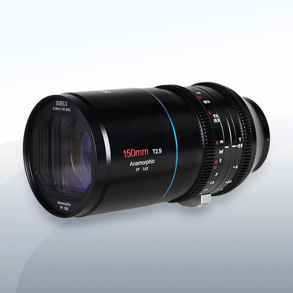 Sirui 150mm T2.9 1.6x Anamorphic (Sony E-Mount) mieten – ab 22 €/Tag – 2