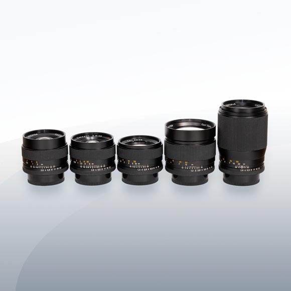 Zeiss Contax Vintage Objektiv Set mieten – Versand deutschlandweit ab 38 €/Tag