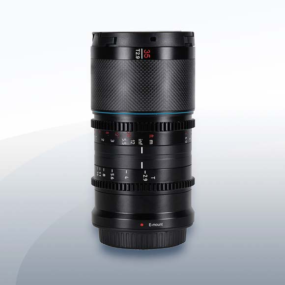 Sirui 35mm T2.9 1.6x Anamorphic Carbon Neutral-Flare (Sony E-Mount) mieten – ab 22 €/Tag