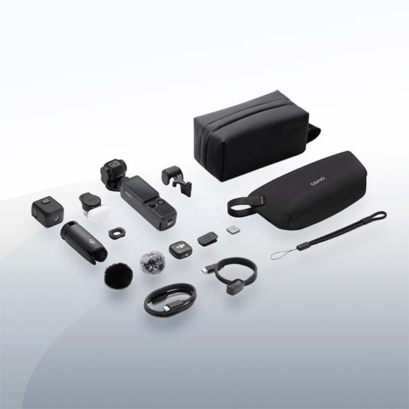 DJI Osmo Pocket 4 Kreativ Combo mieten – Versand deutschlandweit ab 15,50 €/Tag – 3
