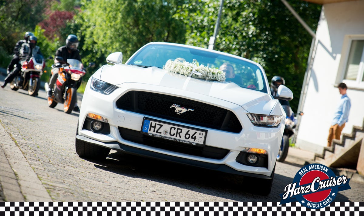 Ford Mustang GT Cabrio als Hochzeitsfahrzeug – 2