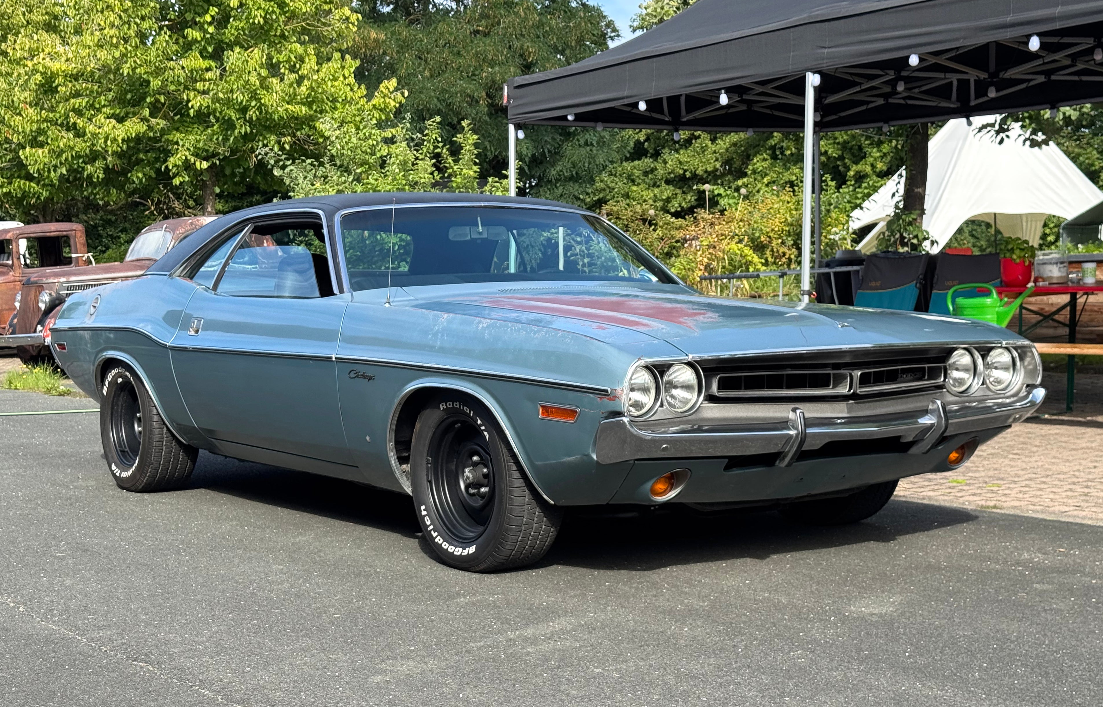 1971er Dodge Challenger im coolen Patina-Look