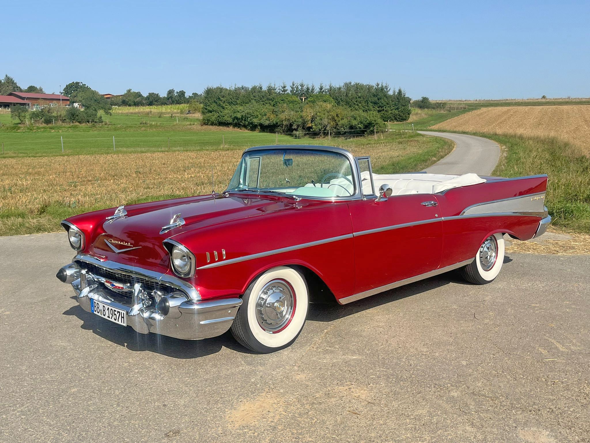 1957er Chevrolet Bel Air Cabriolet