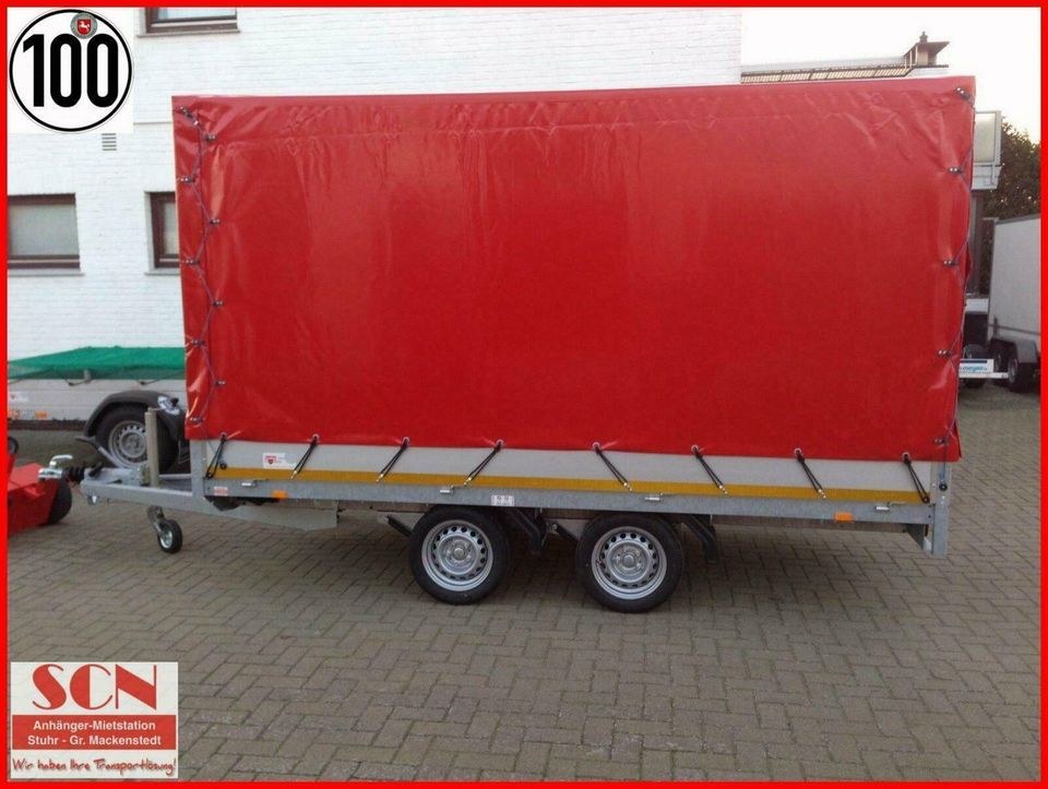 Anhänger Eduard 2000kg 356x180x180 cm 100km h mieten in Stuhr