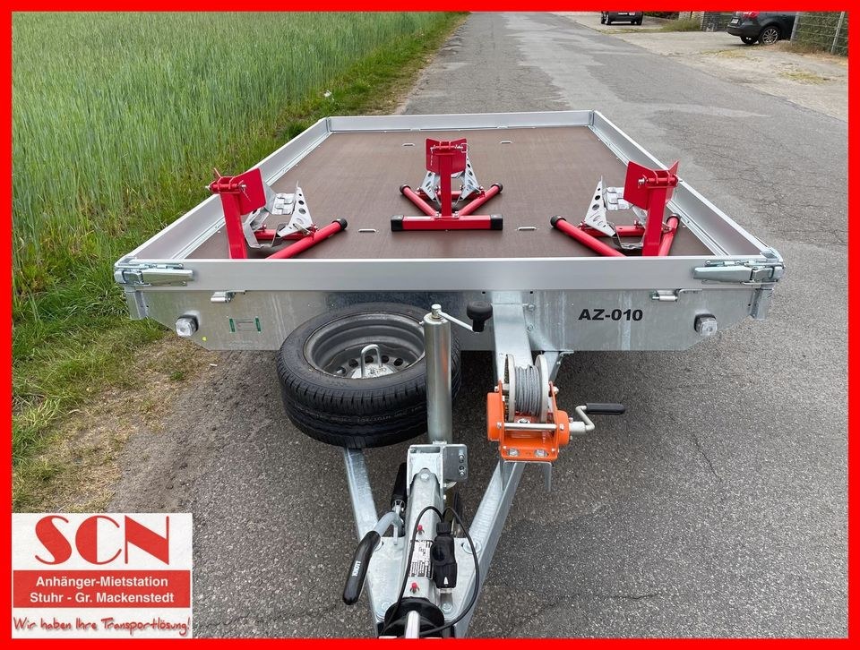 Motorradanhänger 1800kg 310x200x10cm 1 3 mieten in Stuhr – 4