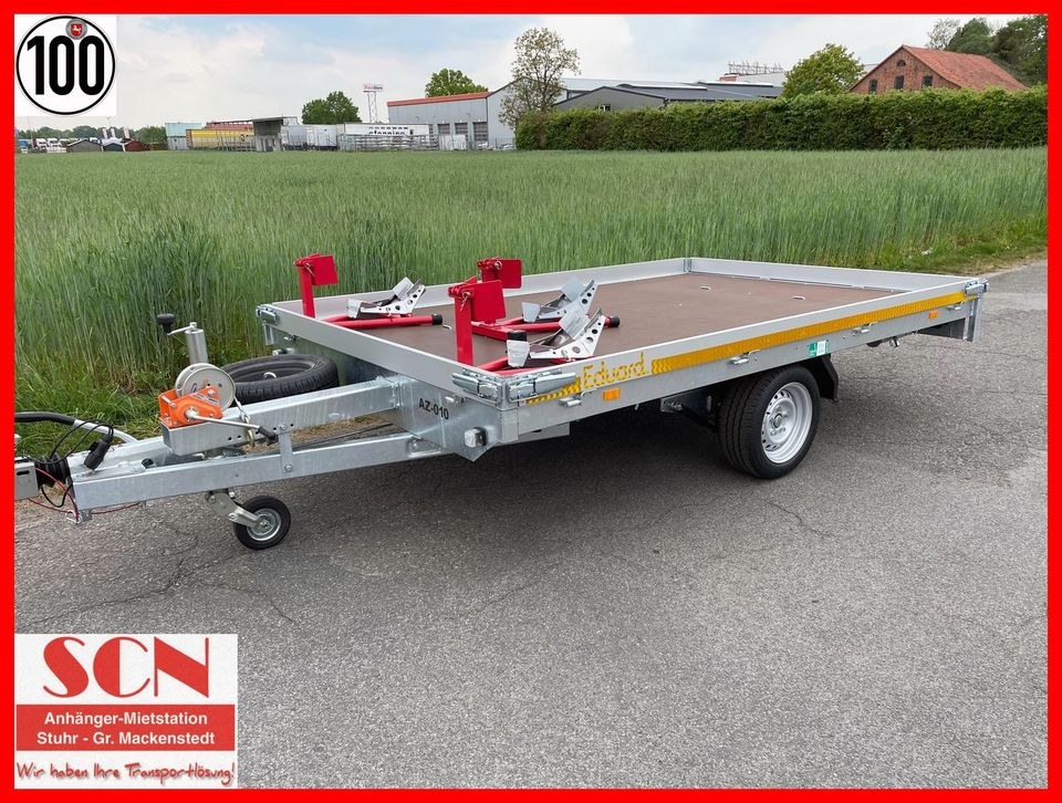 Motorradanhänger 1800kg 310x200x10cm 1 3 mieten in Stuhr
