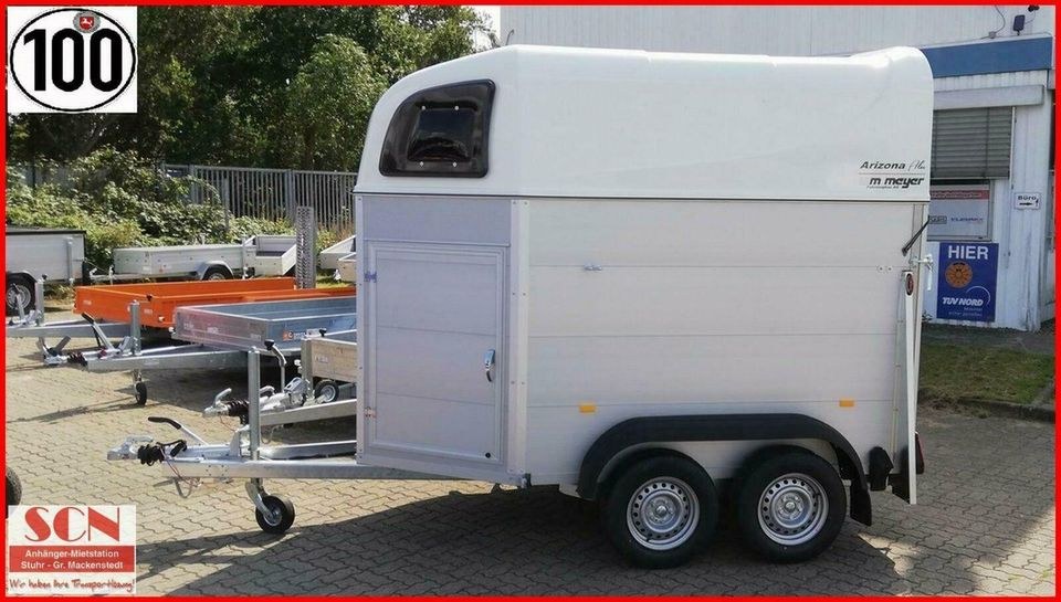 Pferdeanhänger 2500kg zwei Pferde Sattelkammer mieten in Stuhr