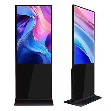 Digitaler Kundenstopper / Werbedisplay / Infostele mit 43" Bildschirm