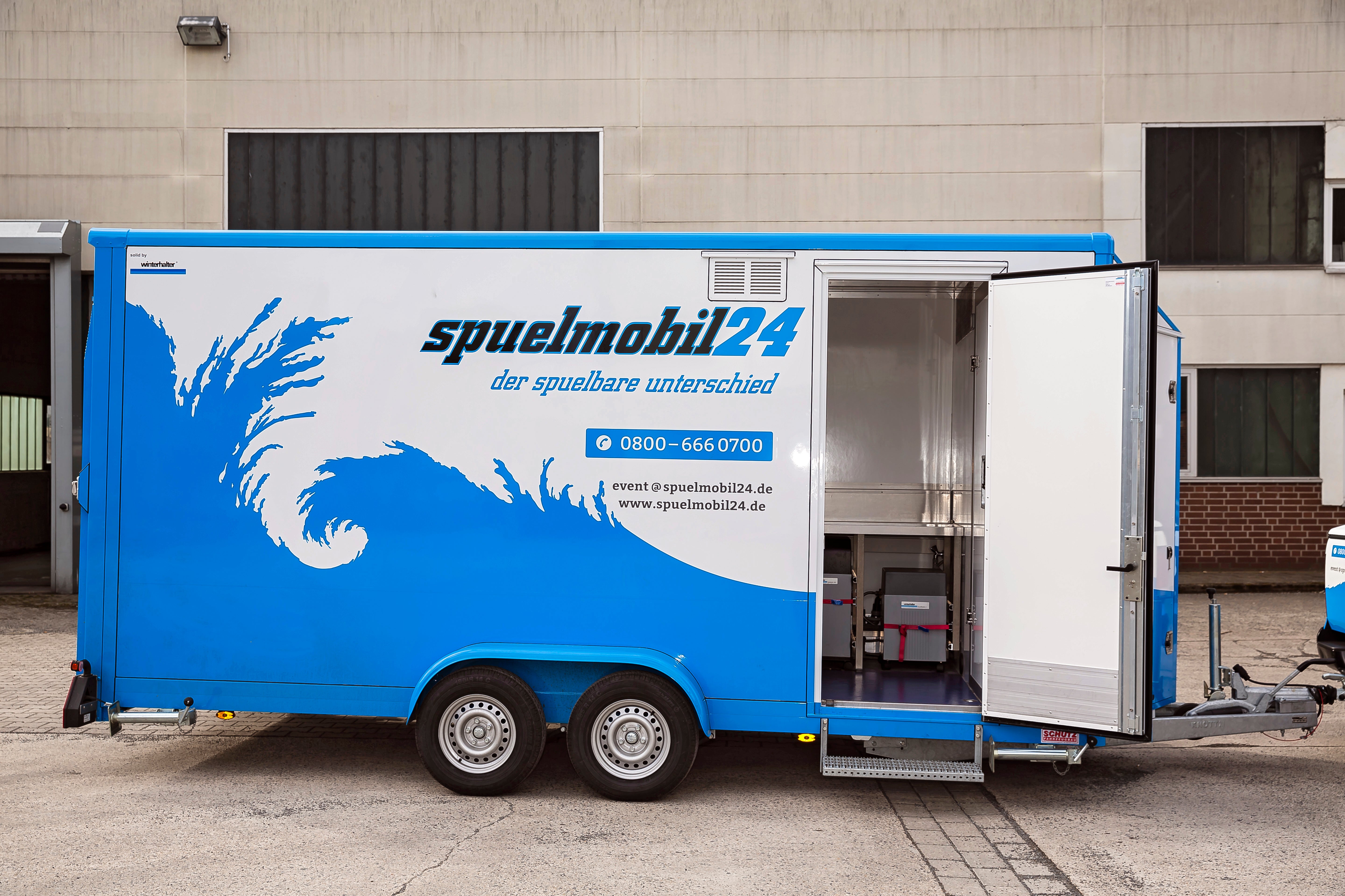 Spülmobil, mobile Spülküche, PT-Serie Winterhalter, Interimslösung, Havarielösung, Messen, Catering, Geschirrspüler – 2