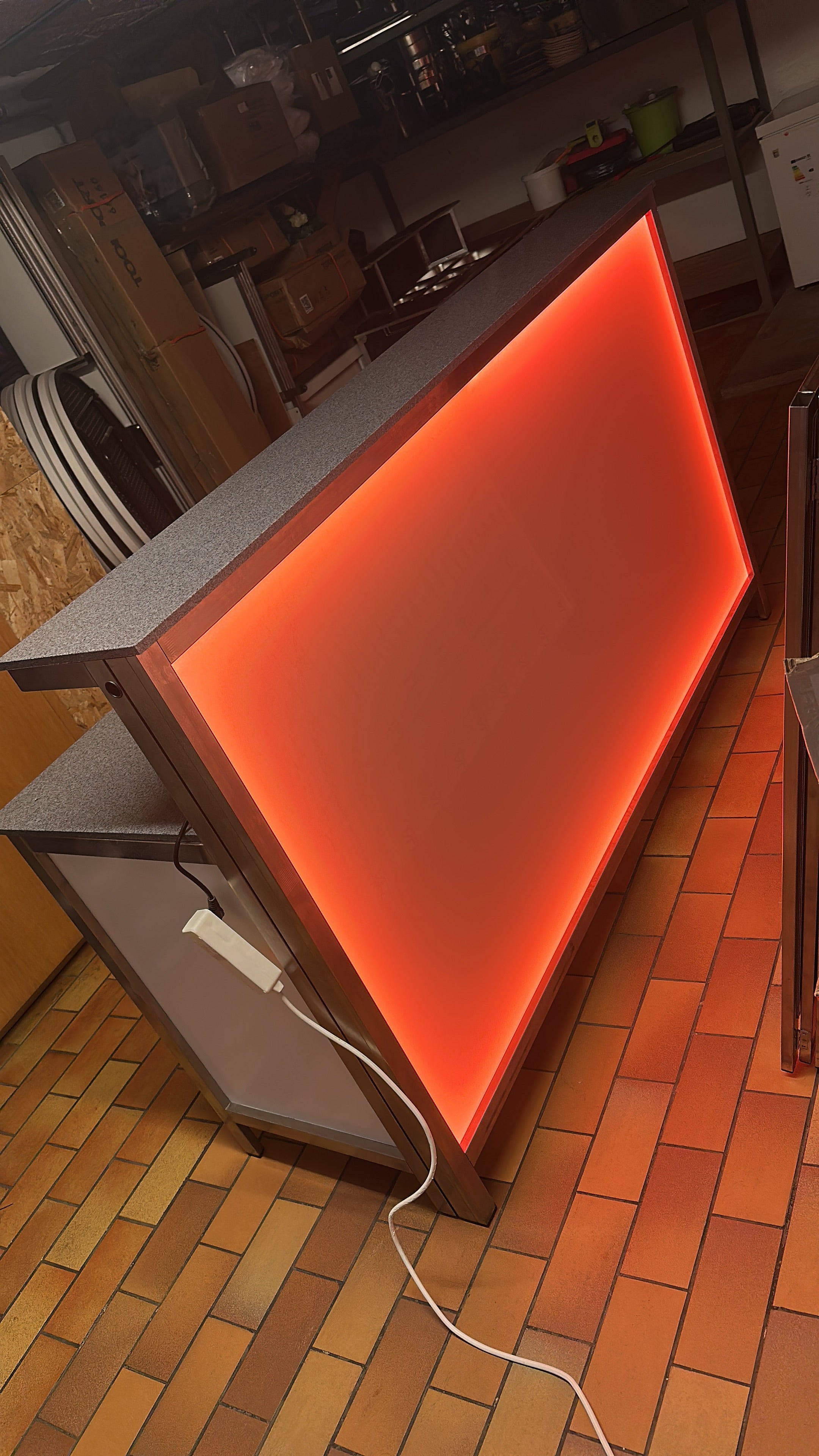 LED Theke / Klapp Theke / Mobile Gastro Theke / DJ Tisch – 2