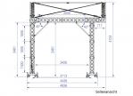 Prolyte Arc Roof 6x4m Rundbogendach inklusive Dachplane – 4