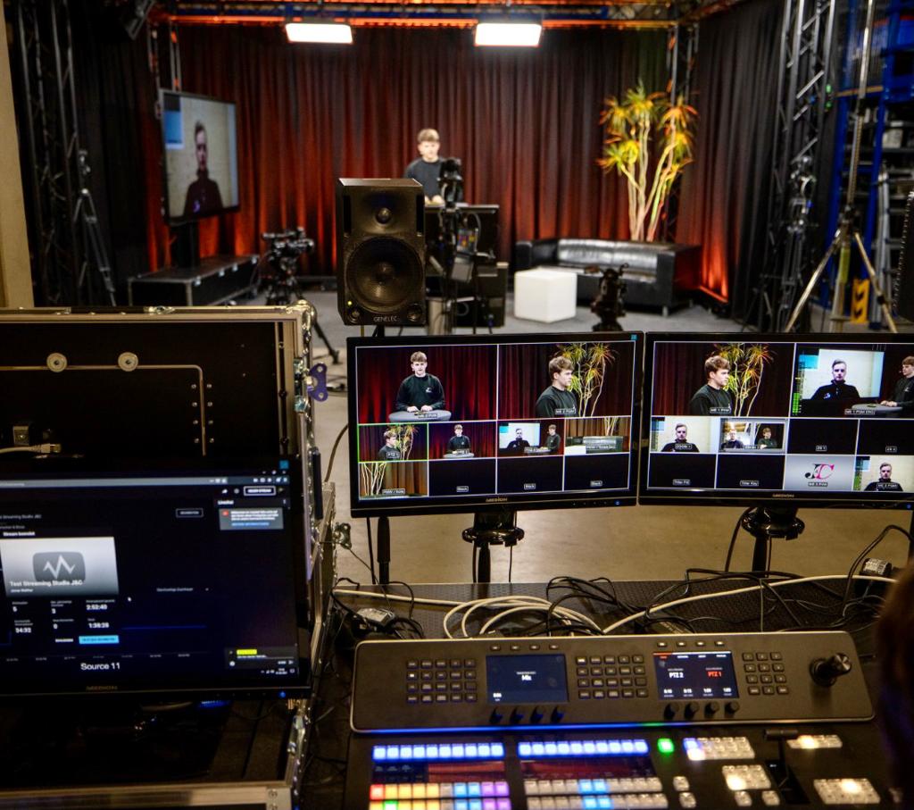Mobiles, digitales 4K Streaming und Broadcast Studio