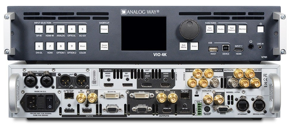 Analog Way VIO4k - V701 Multi-Format Konverter – 2