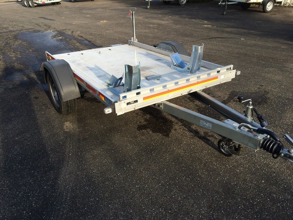 Motorradanhänger für bis zu 2 Motorräder - Auch für den Quad Transport geeignet 1000kg Gesamtgewicht – 2