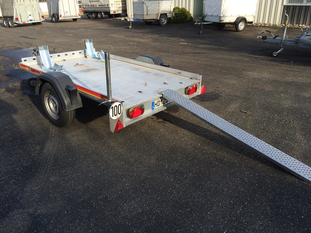 Motorradanhänger für bis zu 2 Motorräder - Auch für den Quad Transport geeignet 1000kg Gesamtgewicht – 3
