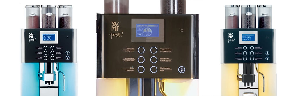 WMF Presto mit 2 Mühlen und Choco und Frischmilch Gastro Kaffeevollautomat Kaffeeautomat Kaffeemaschine Espressomaschine Espressoautomat für Messe BoSa Düsseldorf Köln Essen Dortmund – 2
