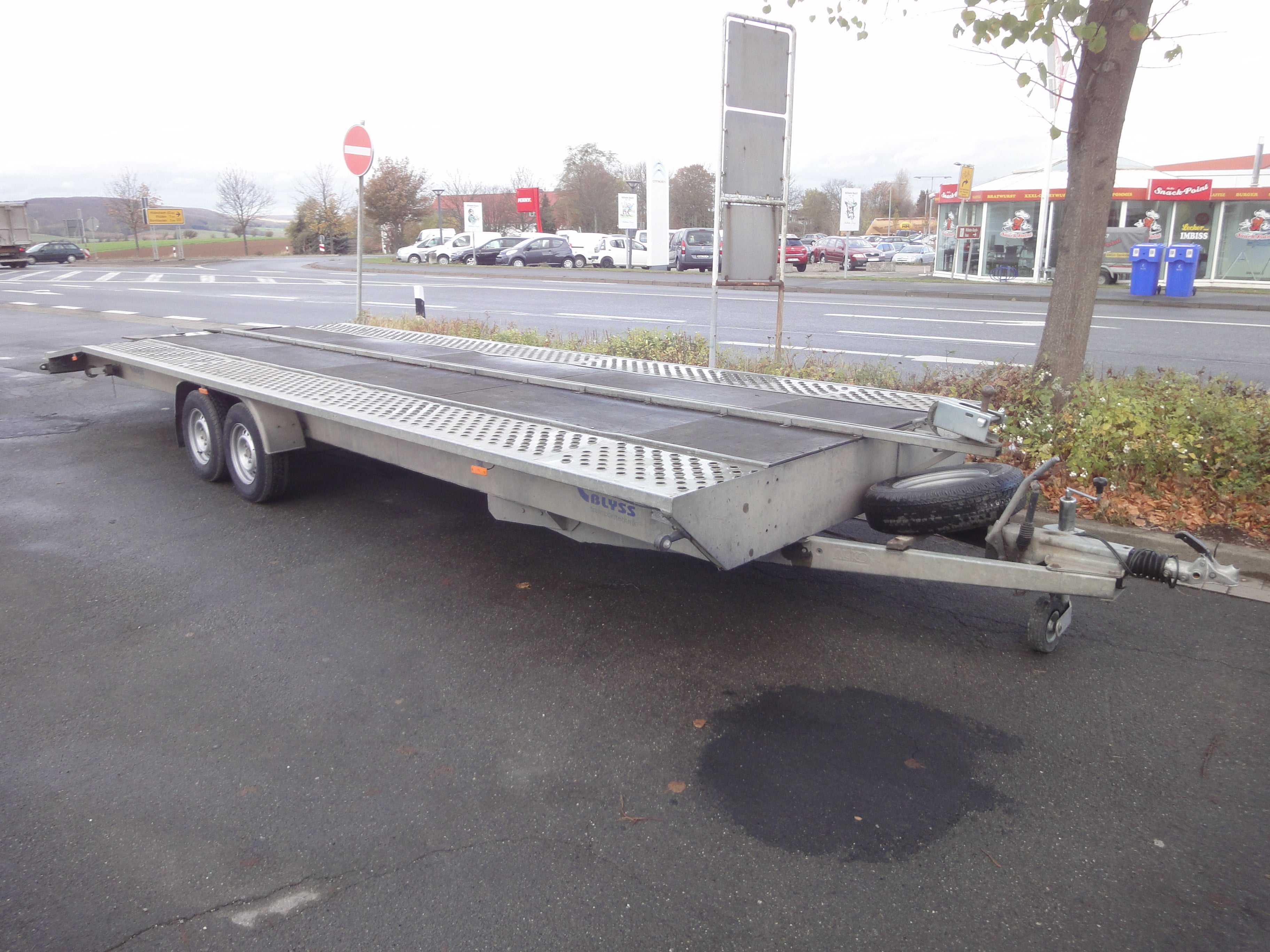 Autotransporter Anhänger für 2 Autos 860x250cm 3500kg zGG Anhänger mieten – 2