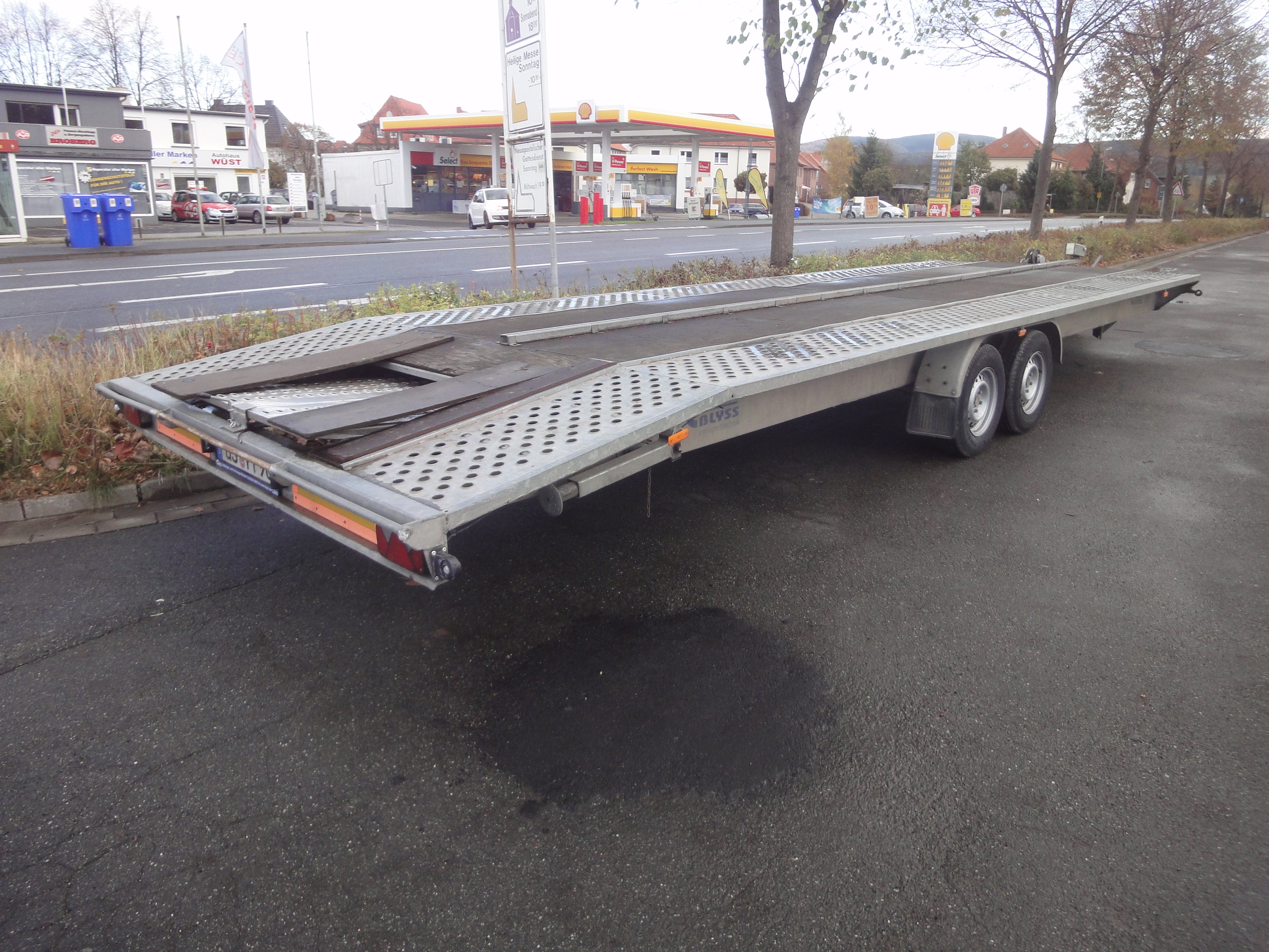Autotransporter Anhänger für 2 Autos 860x250cm 3500kg zGG Anhänger mieten – 3
