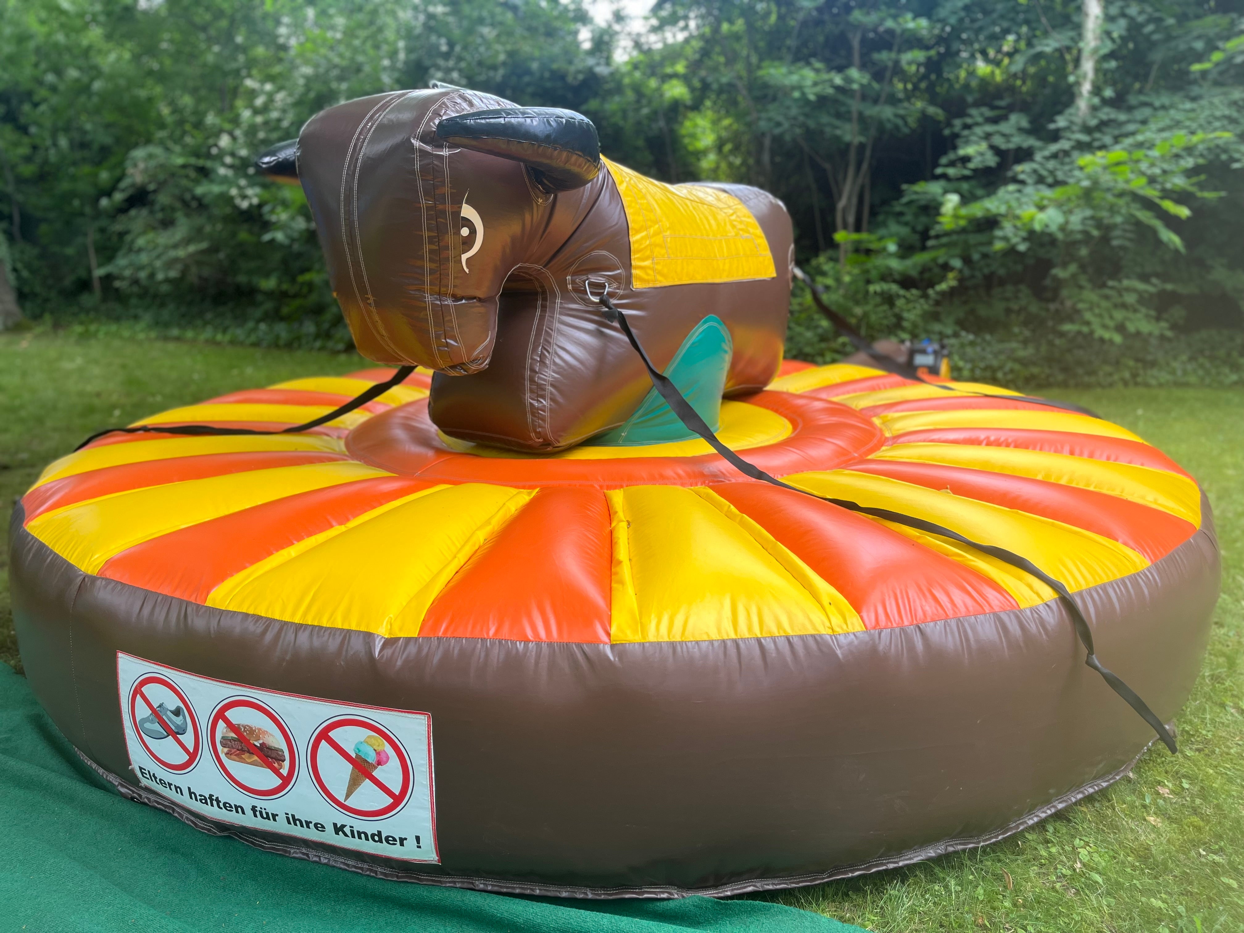 Soft-Bullriding - Bullriding für Kids, Pull-Riding, Rodeo Bullriding