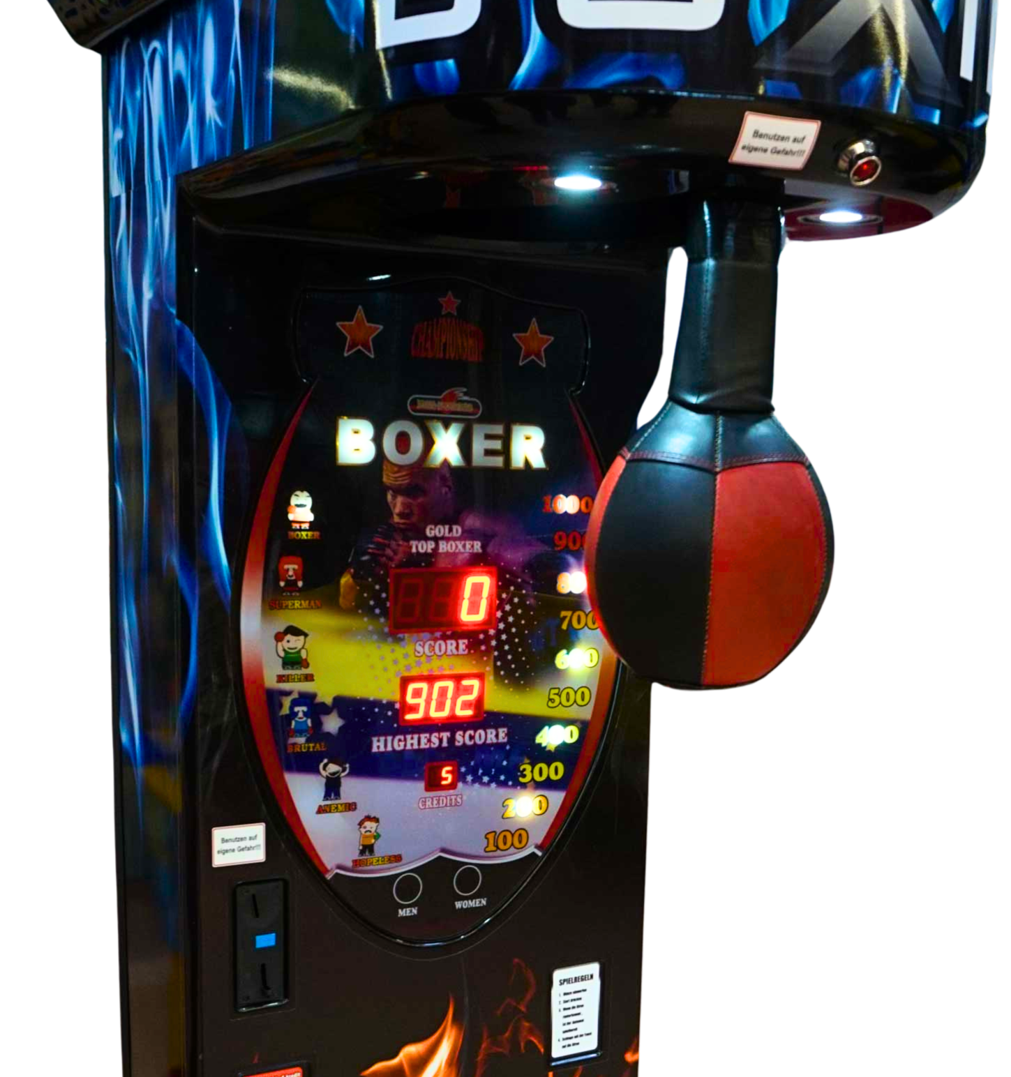 Boxautomat - Boxspielautomat - Boxkraftmesser - Punching Machine - Schlagkraftmesser – 2