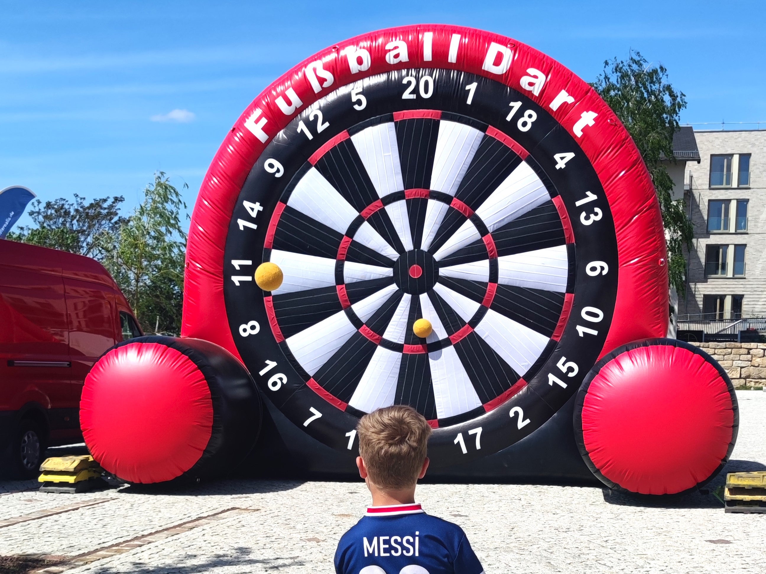 XXL-Fussball Dart - Soccer Dart - XXL-Dartscheibe *5m hoch* – 3