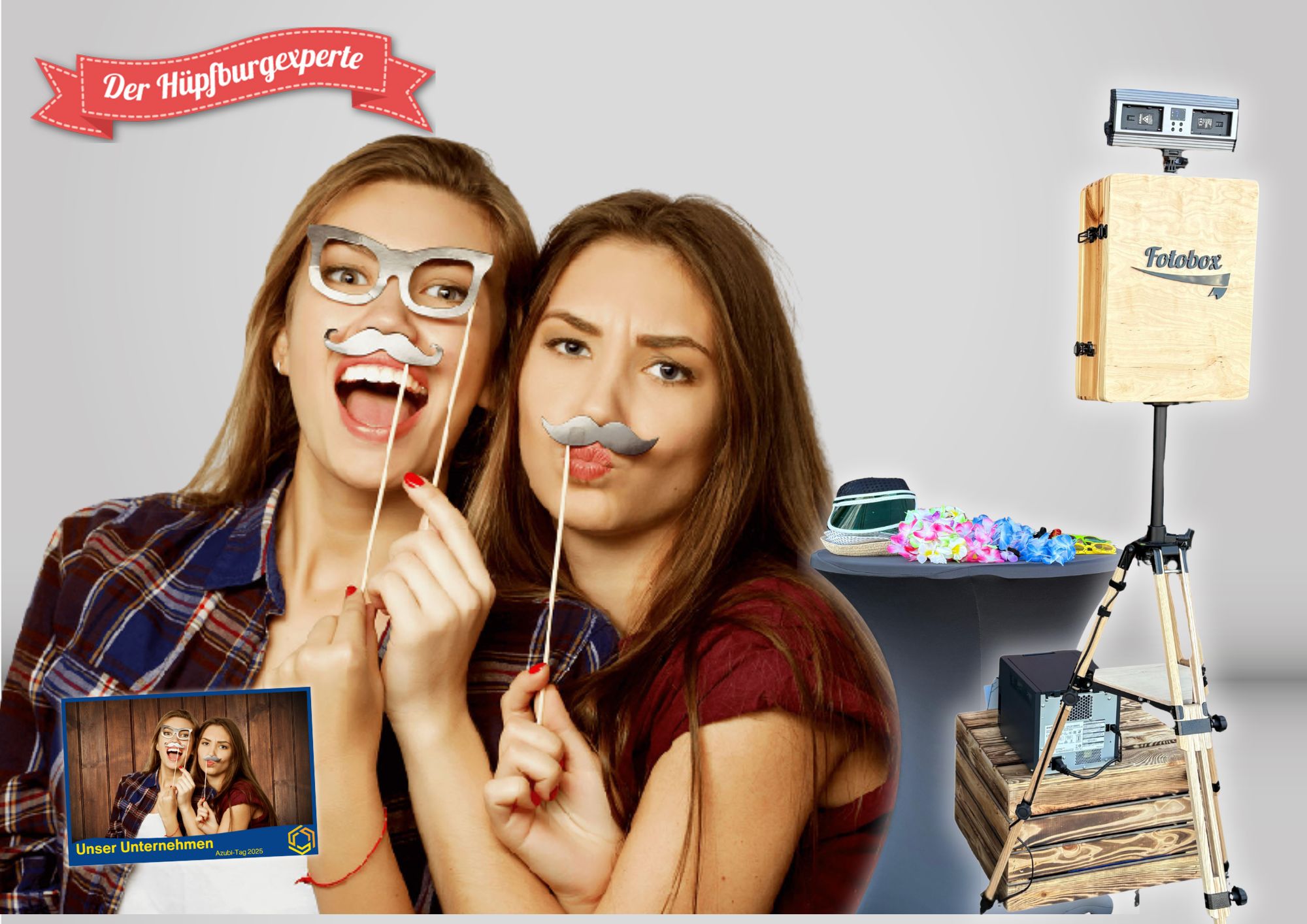 Fotobox - Fotobooth mieten in Dresden inkl. Accessoires und Co.!