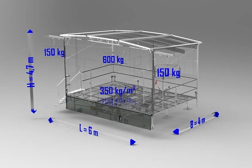 Bühne / Trailerbühne 6X4 Meter – 4
