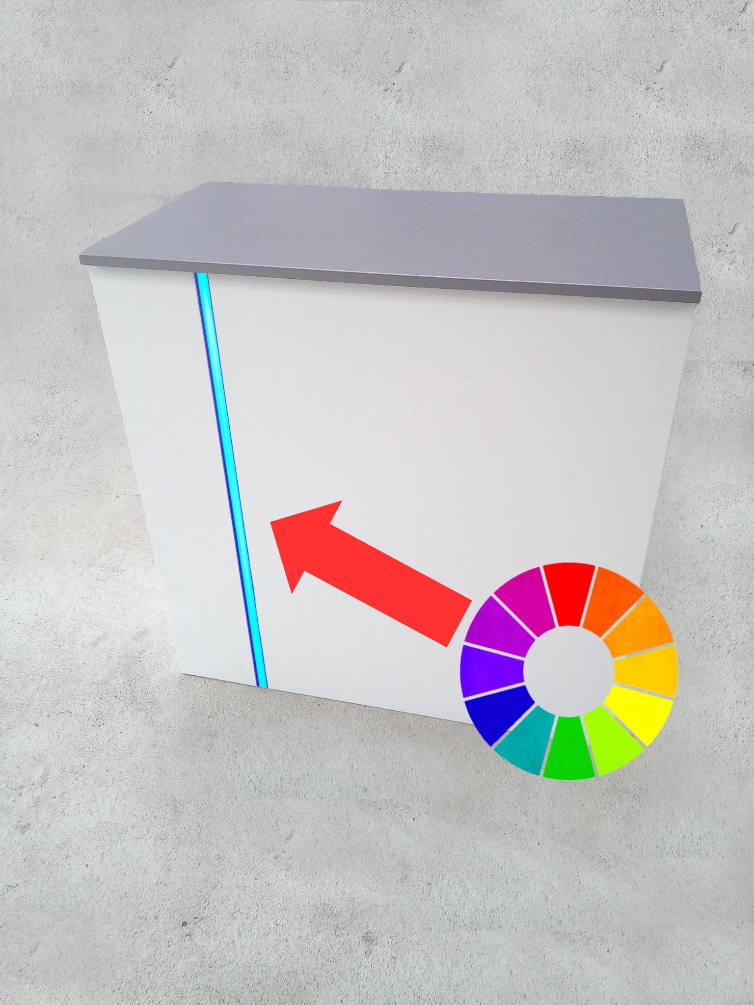 Messetheke mit LED Beleuchtung – 2