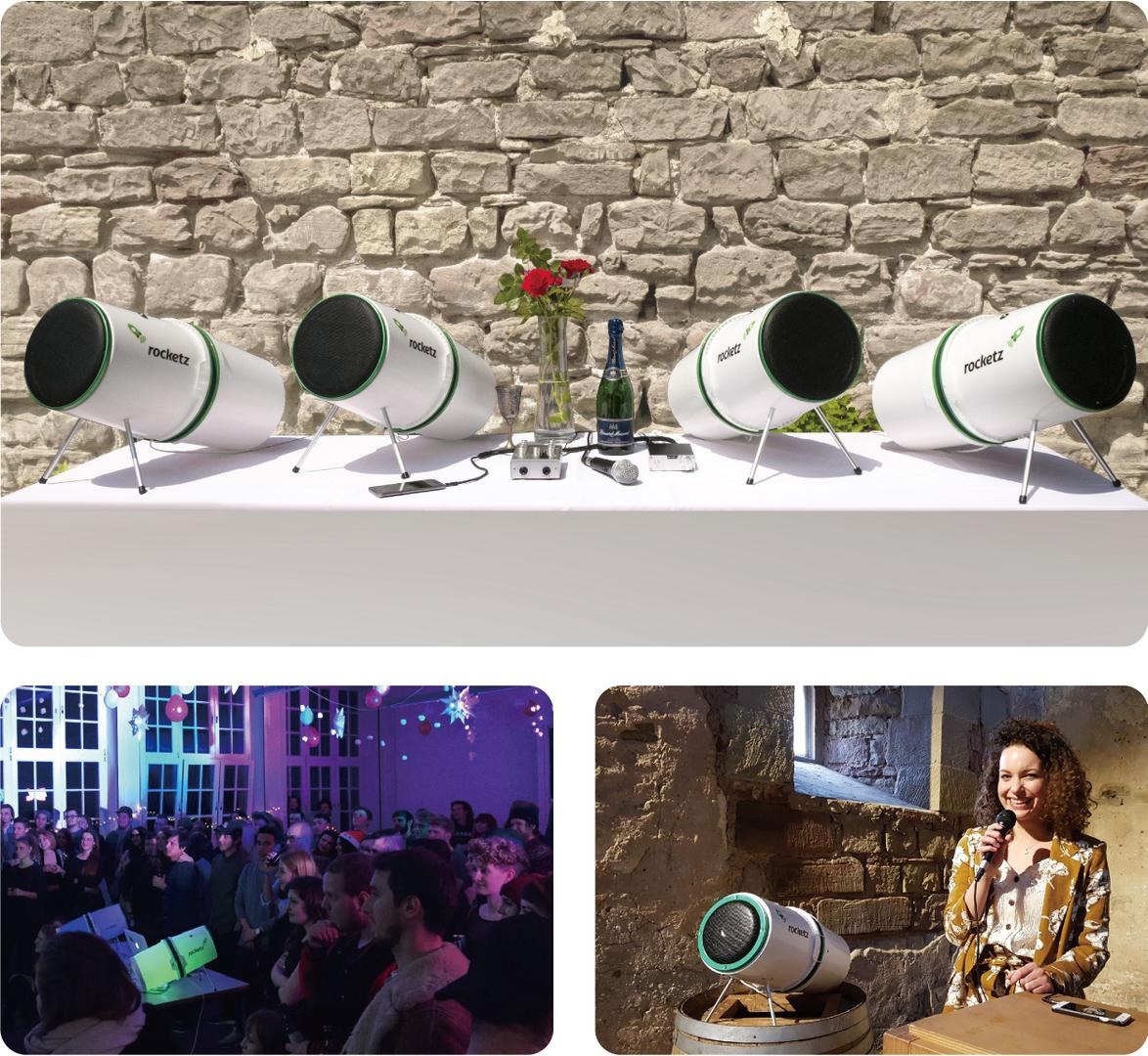 EVENT & HOCHZEIT PAKET DELUXE - 4 Lautsprecher, Mischpult, Mikro inkl. mieten in Trier