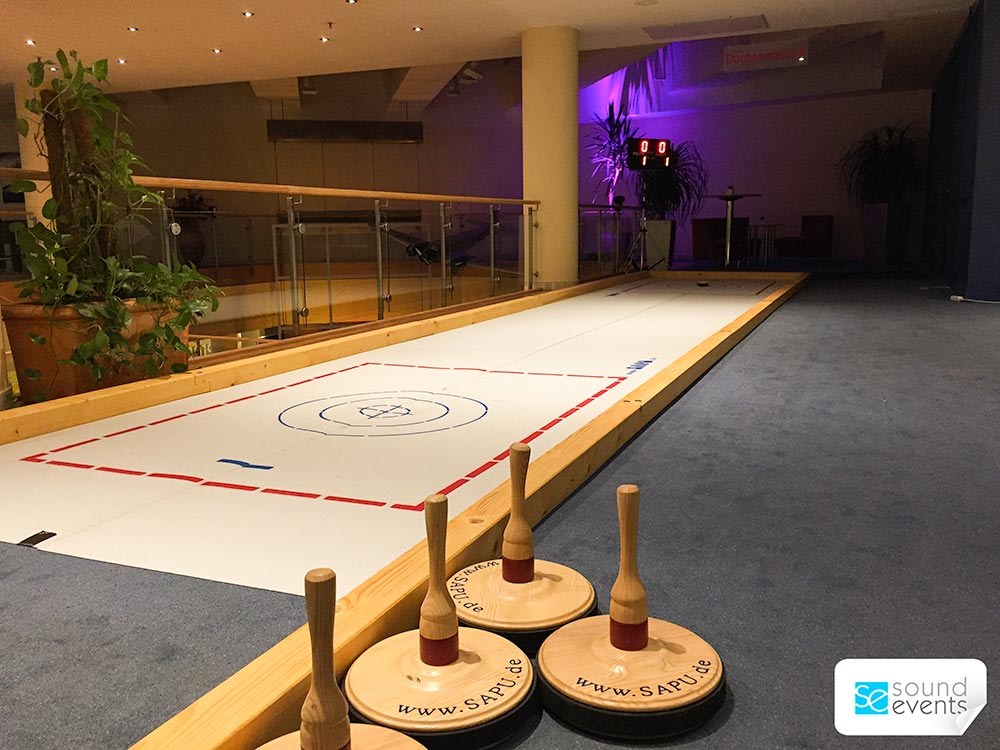 Mobile Eisstockbahn mieten in Glauchau bei Sound Events
