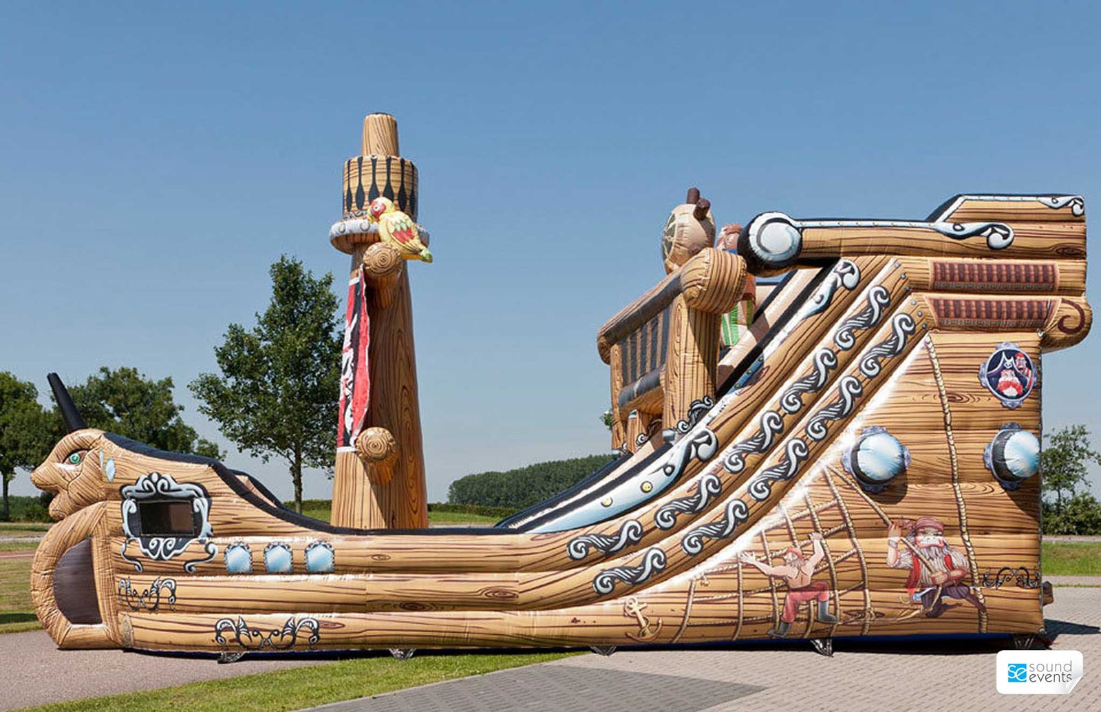 Riesenrutsche Piratenschiff mieten in Glauchau bei Sound Events