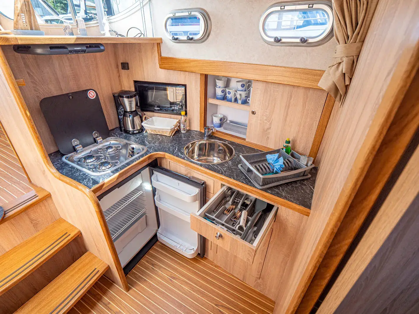 Hausboot Gruno 37 Excellent „Monique 2“ mieten – 4 Personen, ab Plau am See – 5