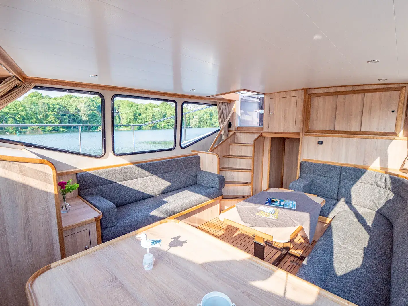 Hausboot Vacance 1300 „Melanie“ mieten – 6 Personen, ab Waren (Müritz) – 4