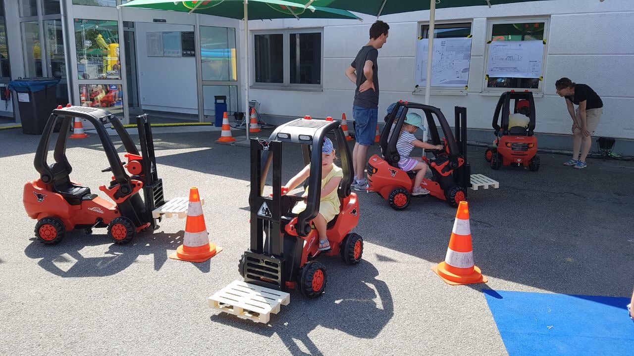 Kinder Gabelstaplerparcours – 2