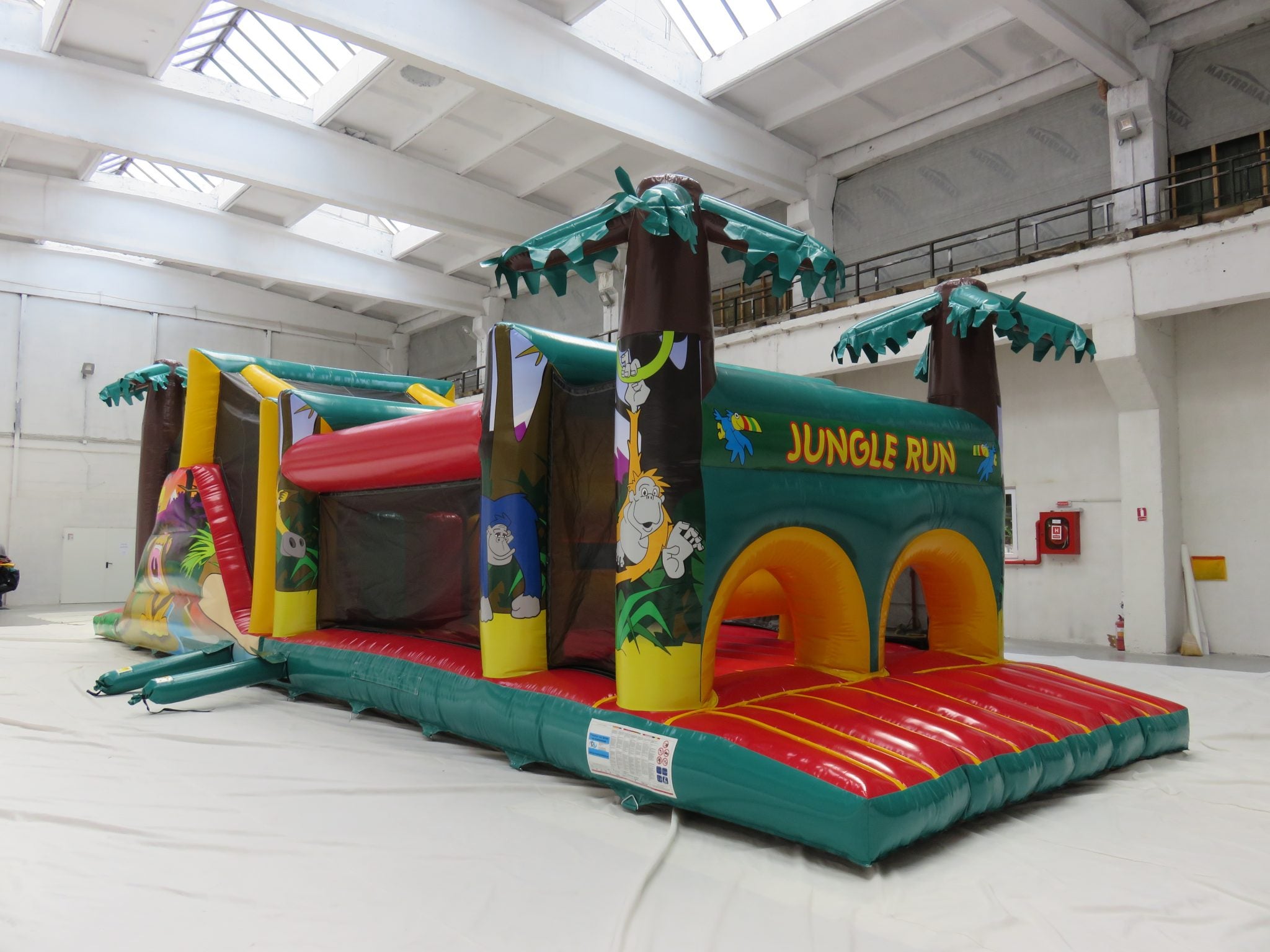Hindernisbahn Jungle-Run Hüpfburg – 2
