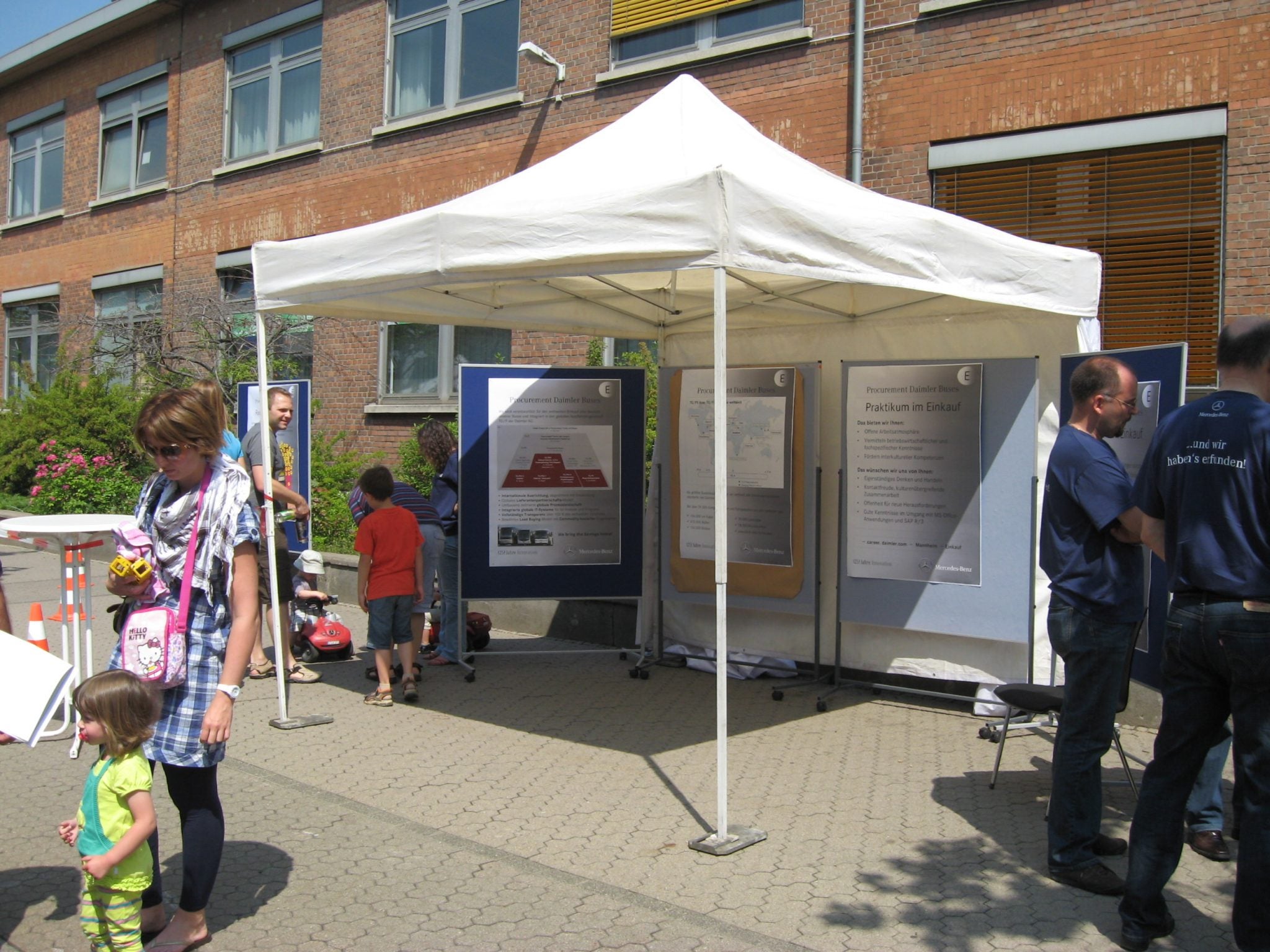 Promotionzelt 3x3m blau