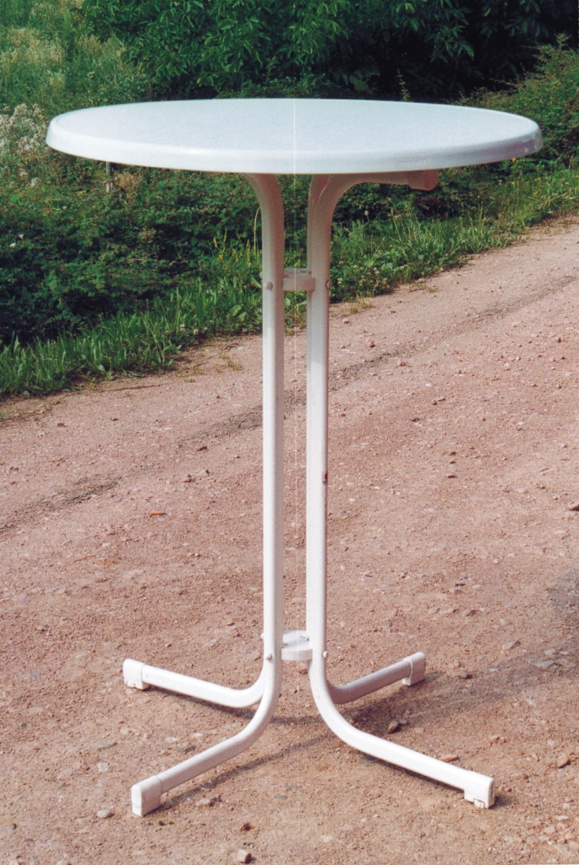 Stehtisch weiß Ø80cm
