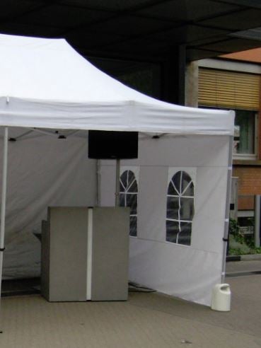 Promotionzelt 3x6m weiß – 4
