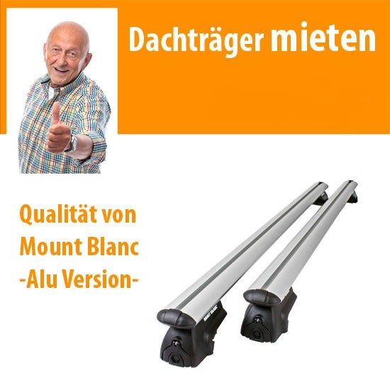 Dachträger, Grundträger, Relingträger für eine Vielzahl von PKW