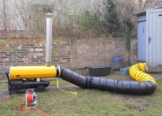 30 KW Dieselheizung Heizgebläse Öl Heizung Heizkanone – 2