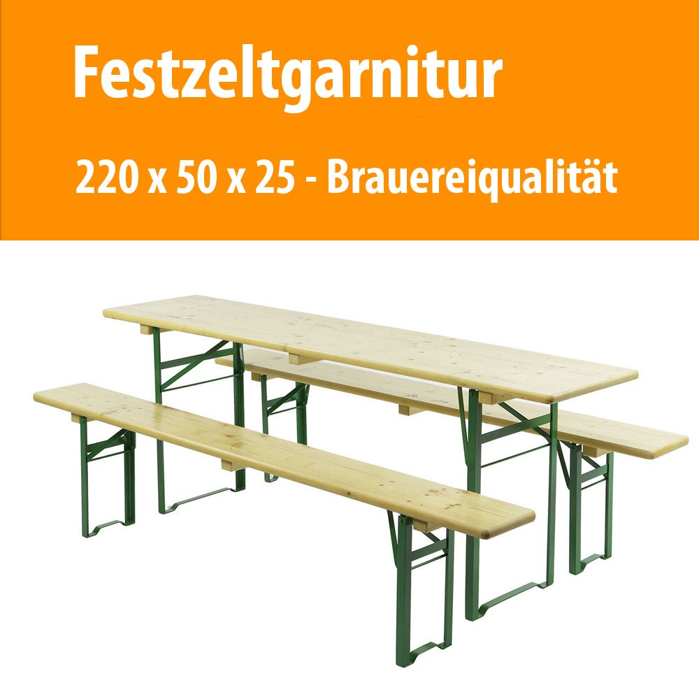 Festzeltgarnitur Biertischgarnitur Biertisch