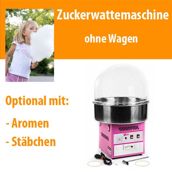 Zuckerwattemaschine Zuckerwatte für Ihre Party