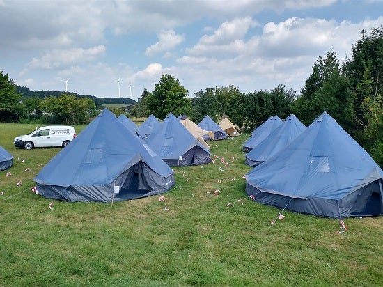 4 - 8 Personen Zelt Campingzelt Camping Versand per Paket