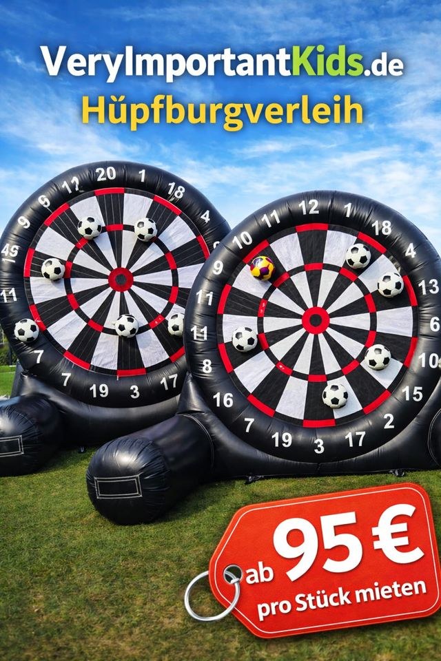 Fussball Dart Soccer Fußball Riesen XXL 4 5 m mieten in Braunschweig