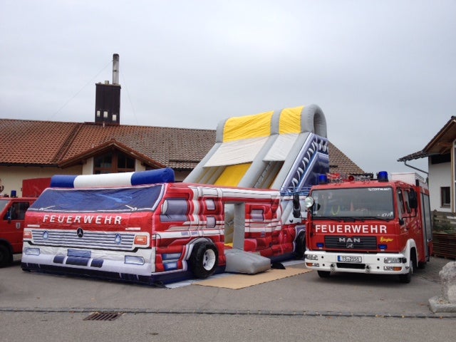 Hüpfburg Riesenrutsche Feuerwehr – 4